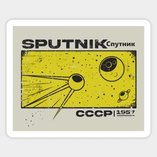 Sputnik - CCCP 1957 Vintage Magnet